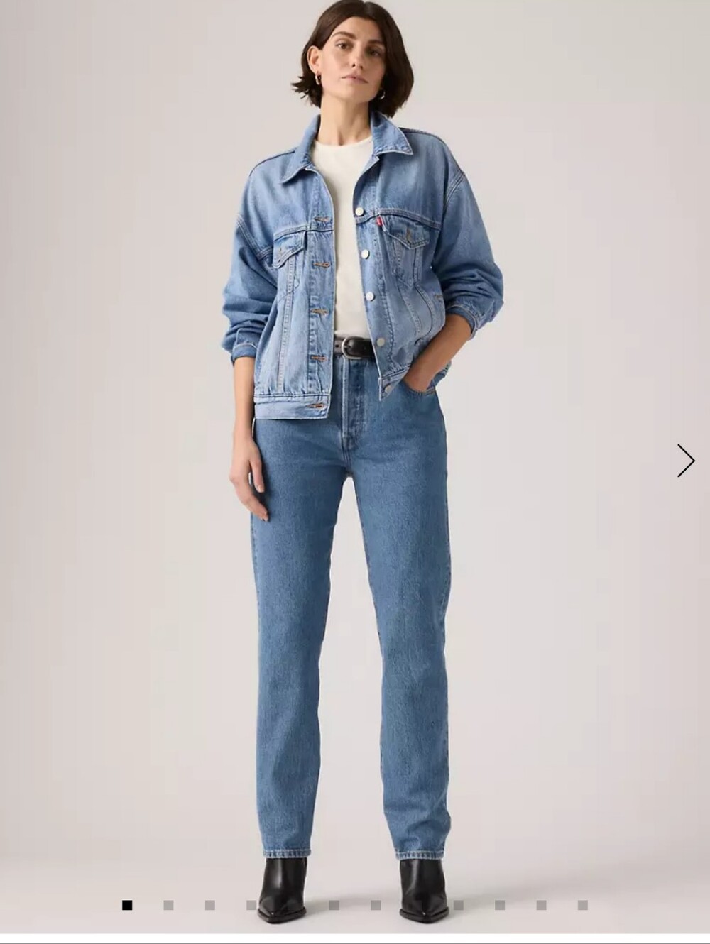 LEVI 501 Original Fit Women's Jeans - Size 29"